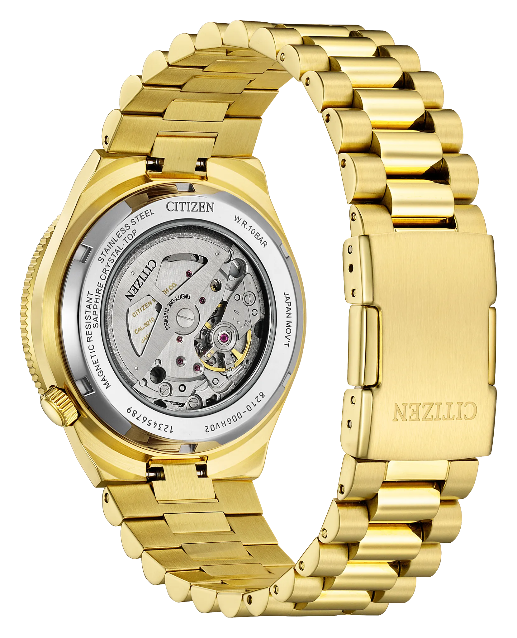 TSUYOSA Shore Green Dial Stainless Steel Bracelet NJ0232-53X | CITIZEN